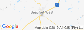 Beaufort West map